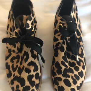 Kate Spade Barrow Leopard Print Calf Hair Booties